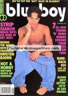 Blueboy Gay Magazine September 1998 - Peter Dundee - Arpad Banfalvi - Brett winters